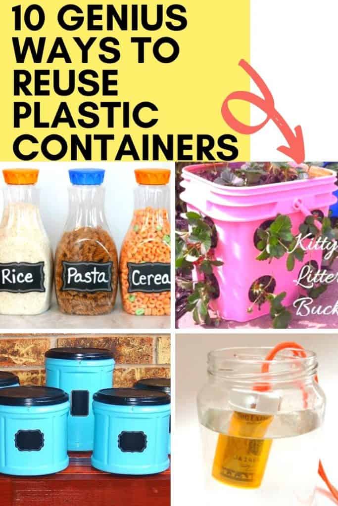 26 Clever Ways To Reuse Your Plastic Containers In Your Home And