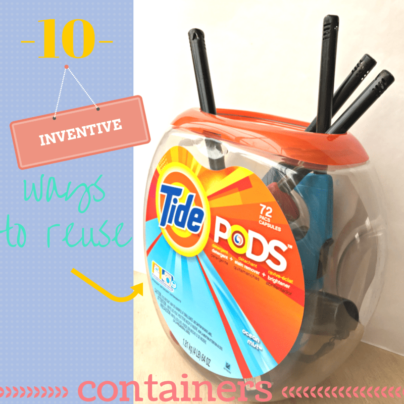 Uses for Empty Tide Pod Containers