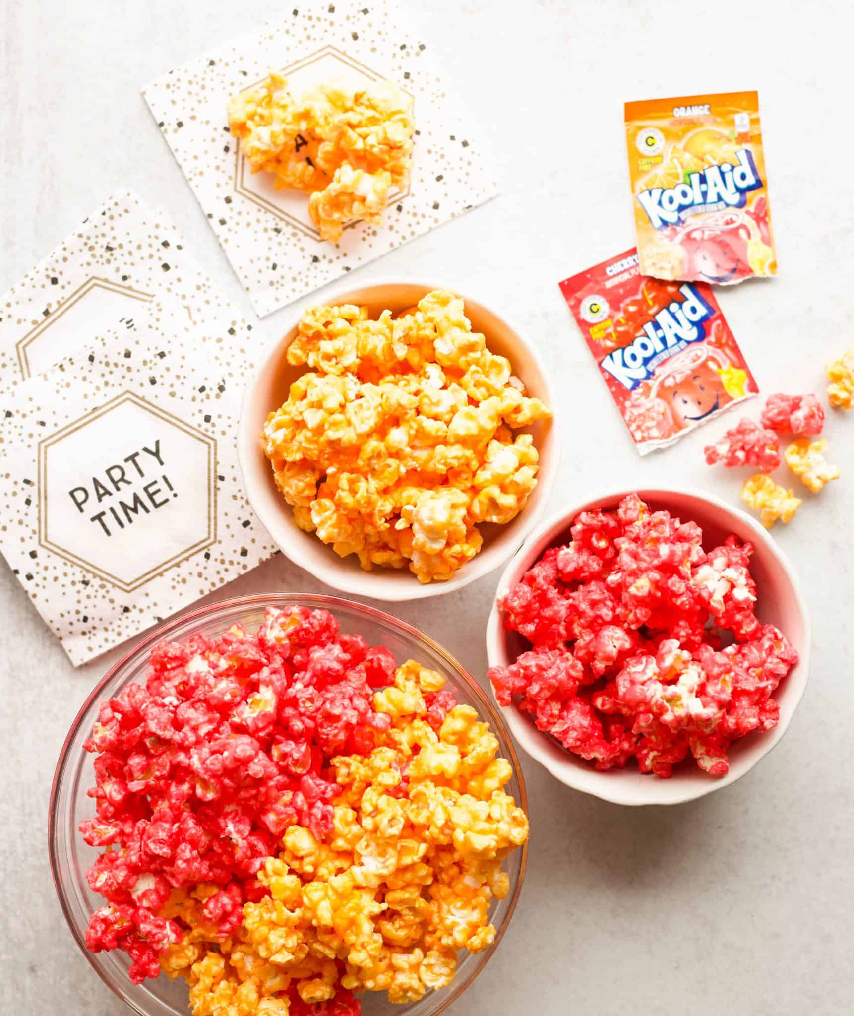 Kool Aid Popcorn - Delicious Made Easy