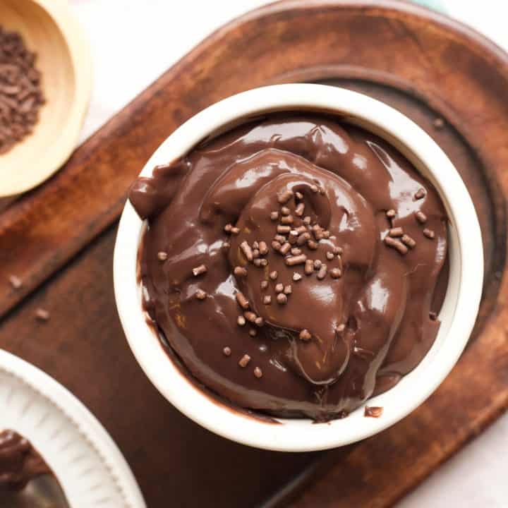 Slow Cooker Rich Chocolate Pudding
