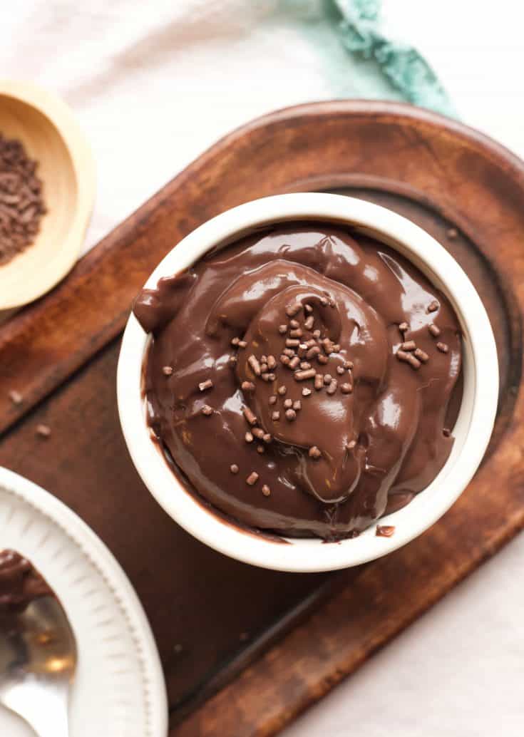 Slow Cooker Rich Chocolate Pudding