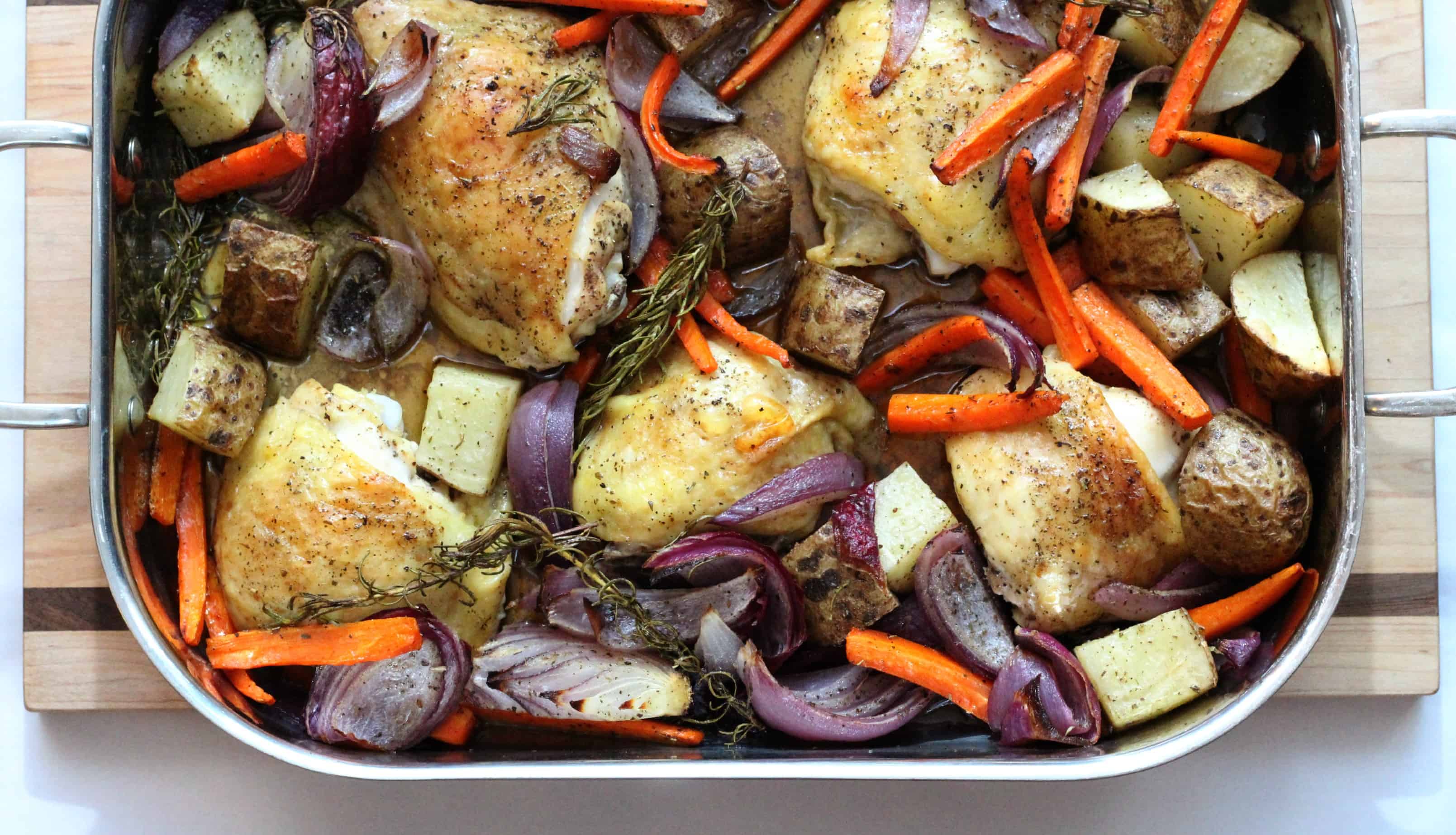 Rosemary Roasted Chicken with Vegetables