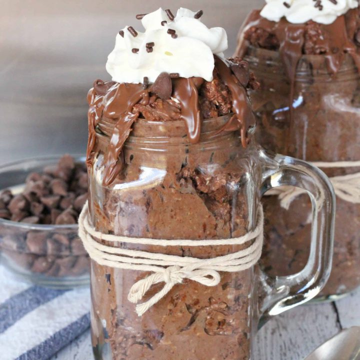 Brownie Batter Chocolate Overnight Oats