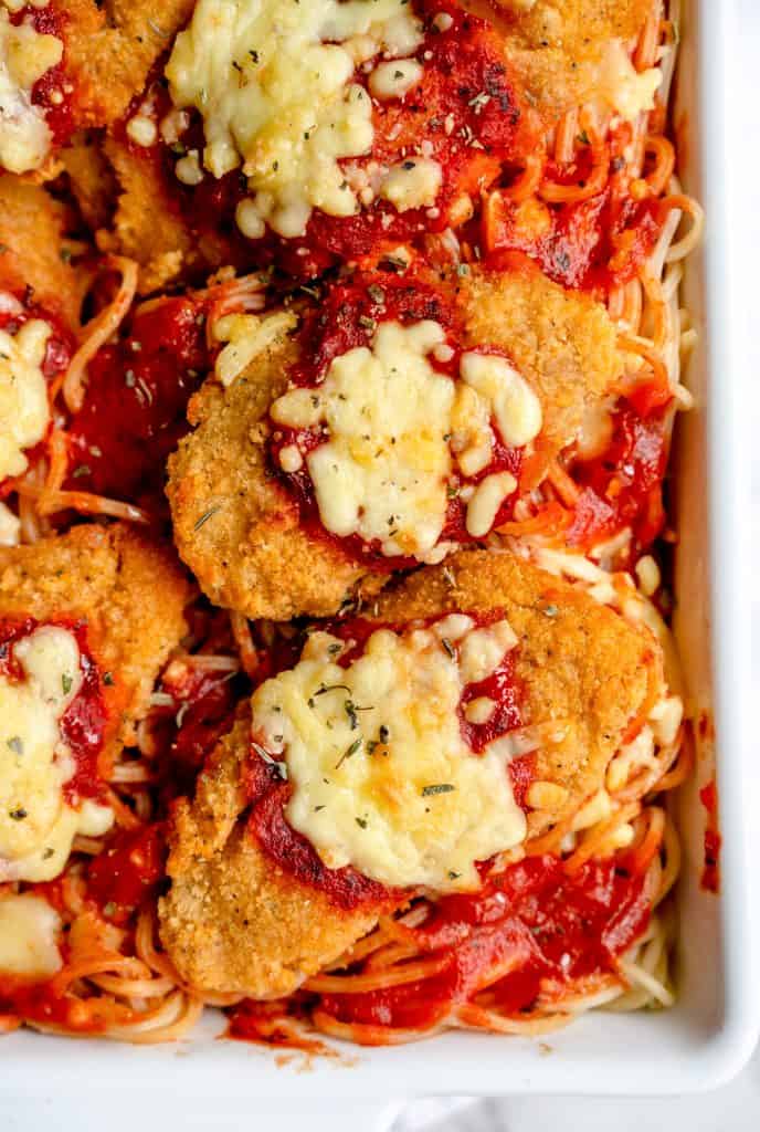 Chicken Parmesan with Frozen Breaded Chicken Tenders