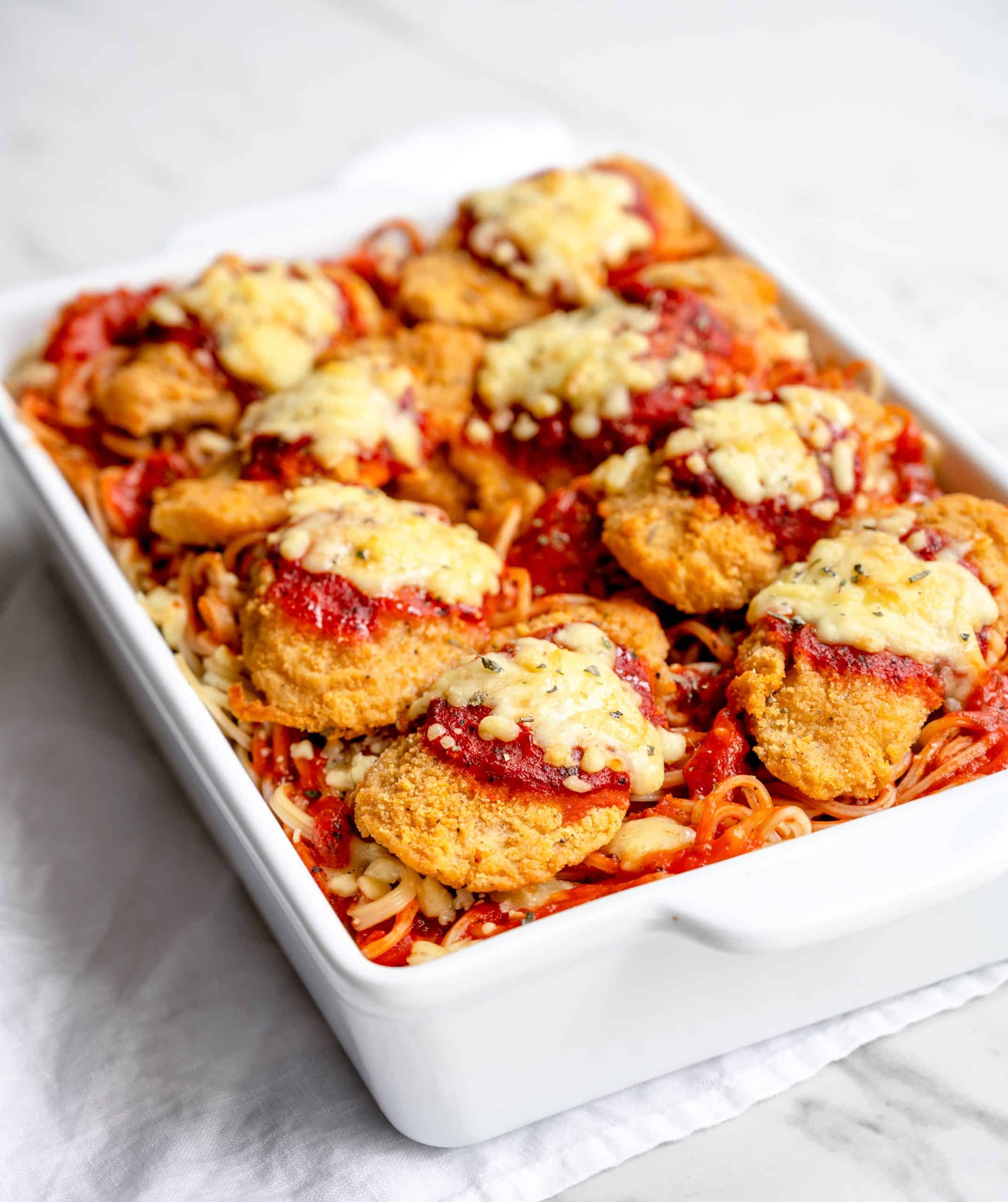 Chicken Parmesan With Frozen Breaded Chicken Tenders Delicious Made Easy