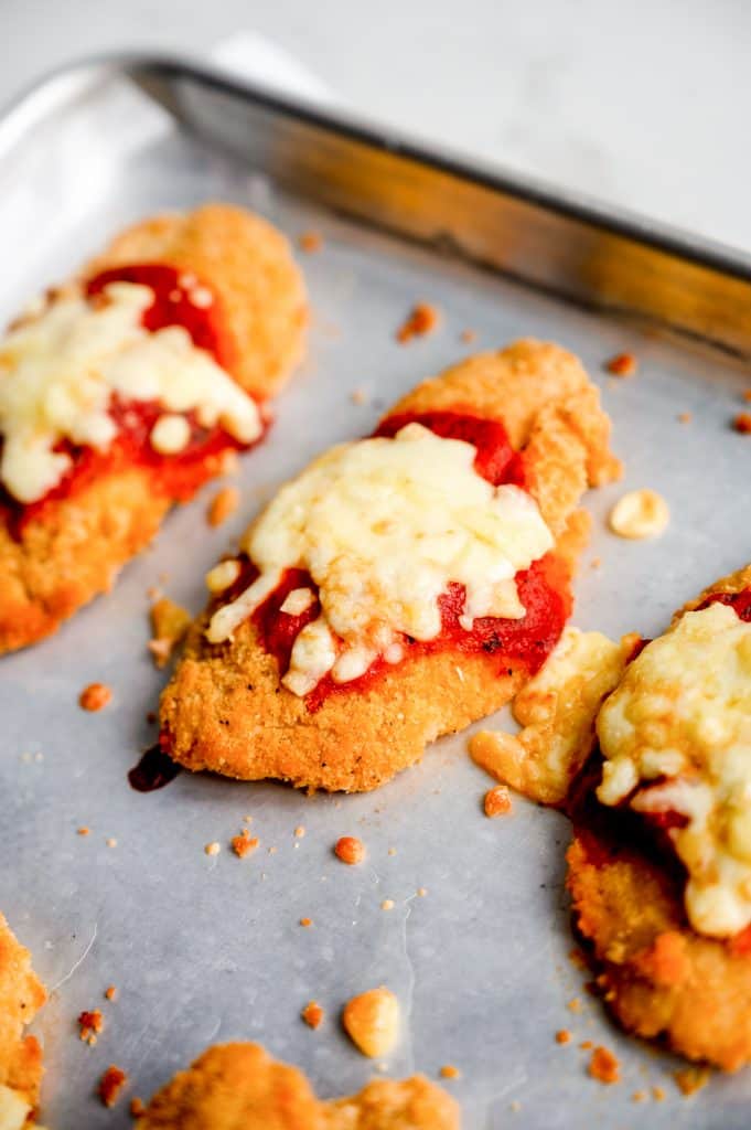 Chicken Parmesan with Frozen Breaded Chicken Tenders