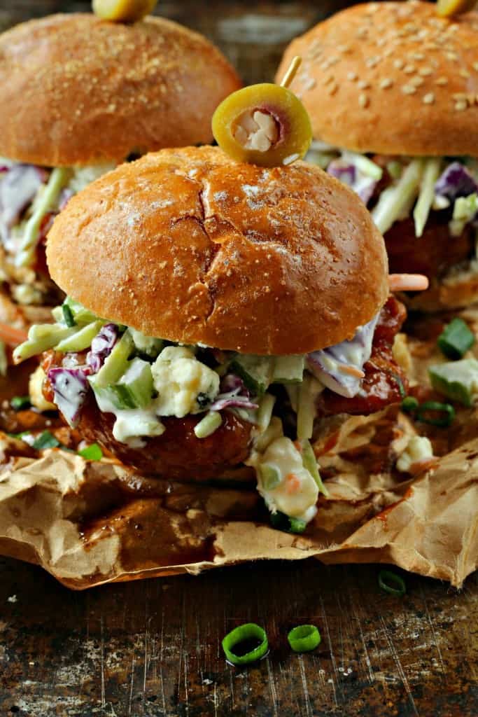 buffalo chicken Sliders