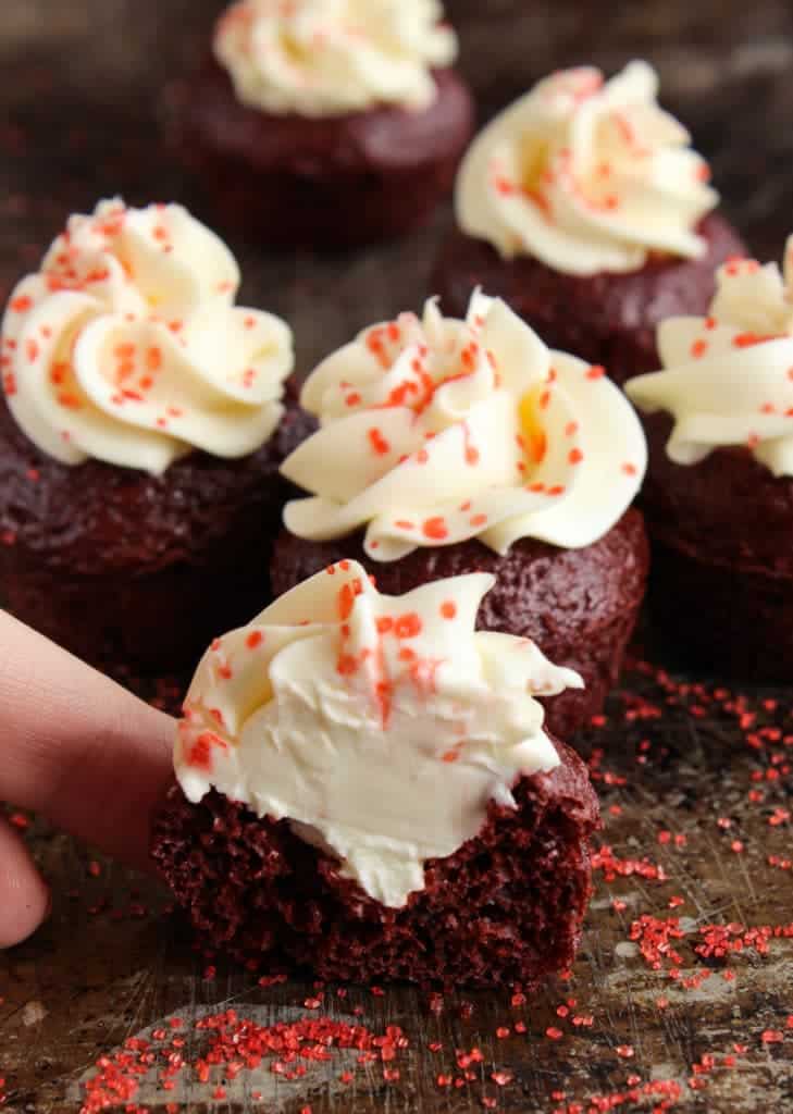 Red Velvet Cheesecake Bites