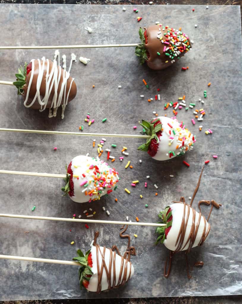 Chocolate Covered Strawberries Bouquet