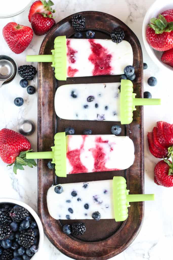 easy fruit smoothie pops