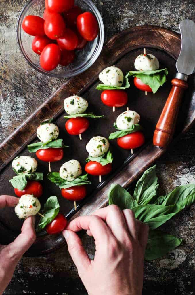 caprese bites