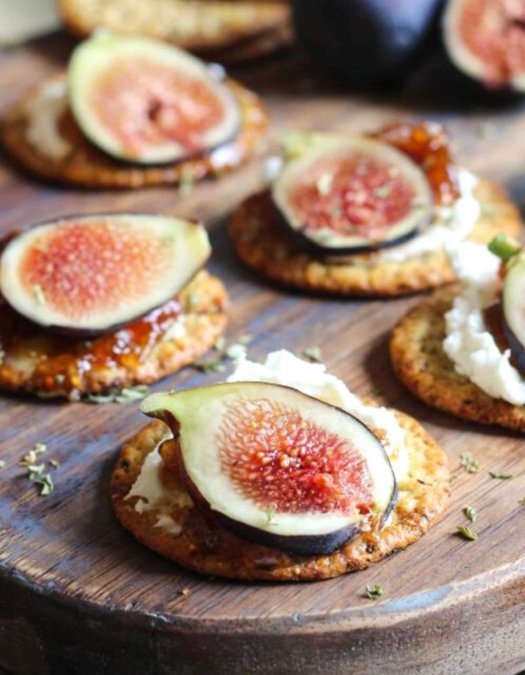Cream Cheese and Fig Jam Appetizer