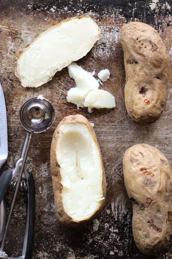 loaded baked potato bar