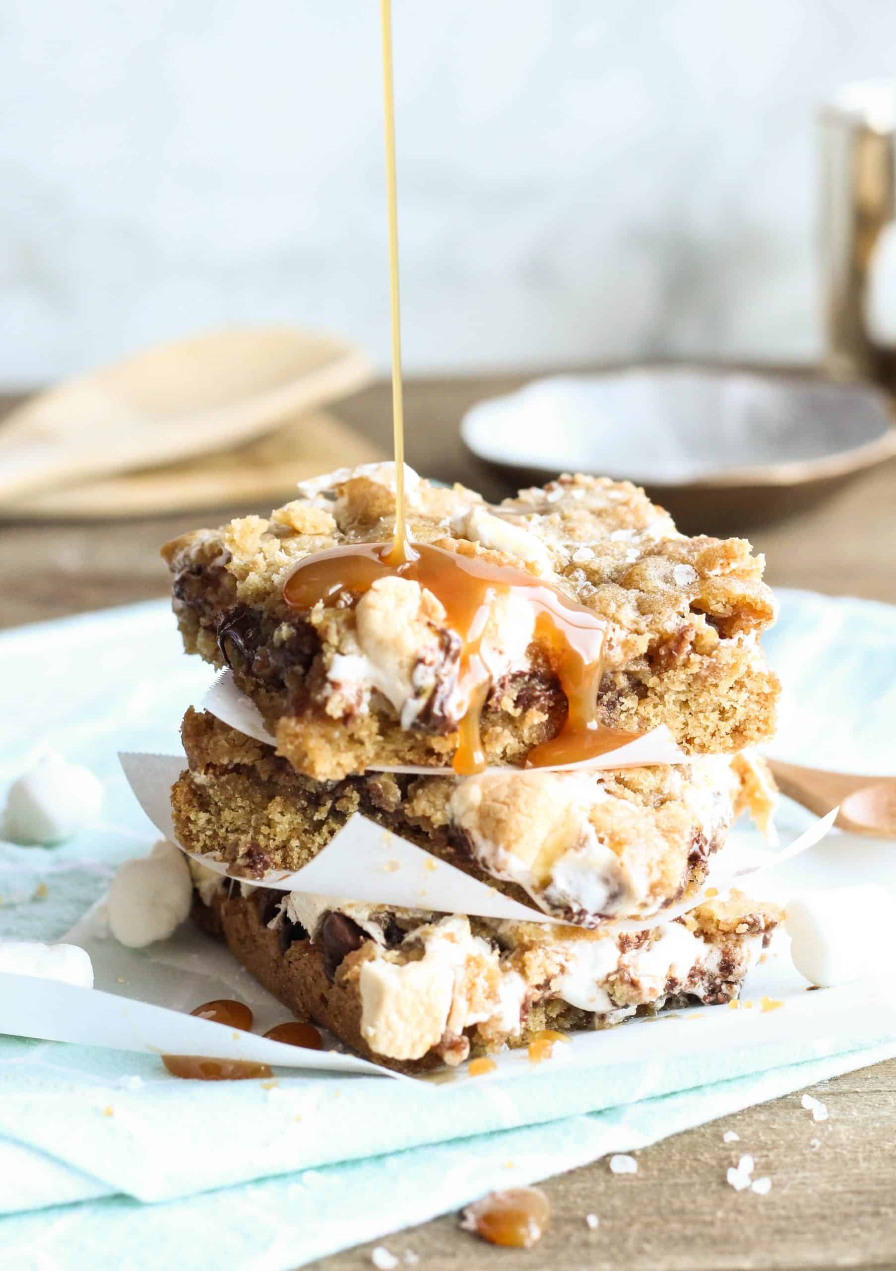 Salted Caramel S Mores Bars Delicious Made Easy