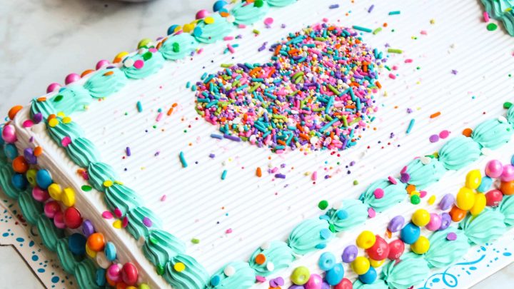 Dye-Free Sprinkles Smash Cake - Weelicious