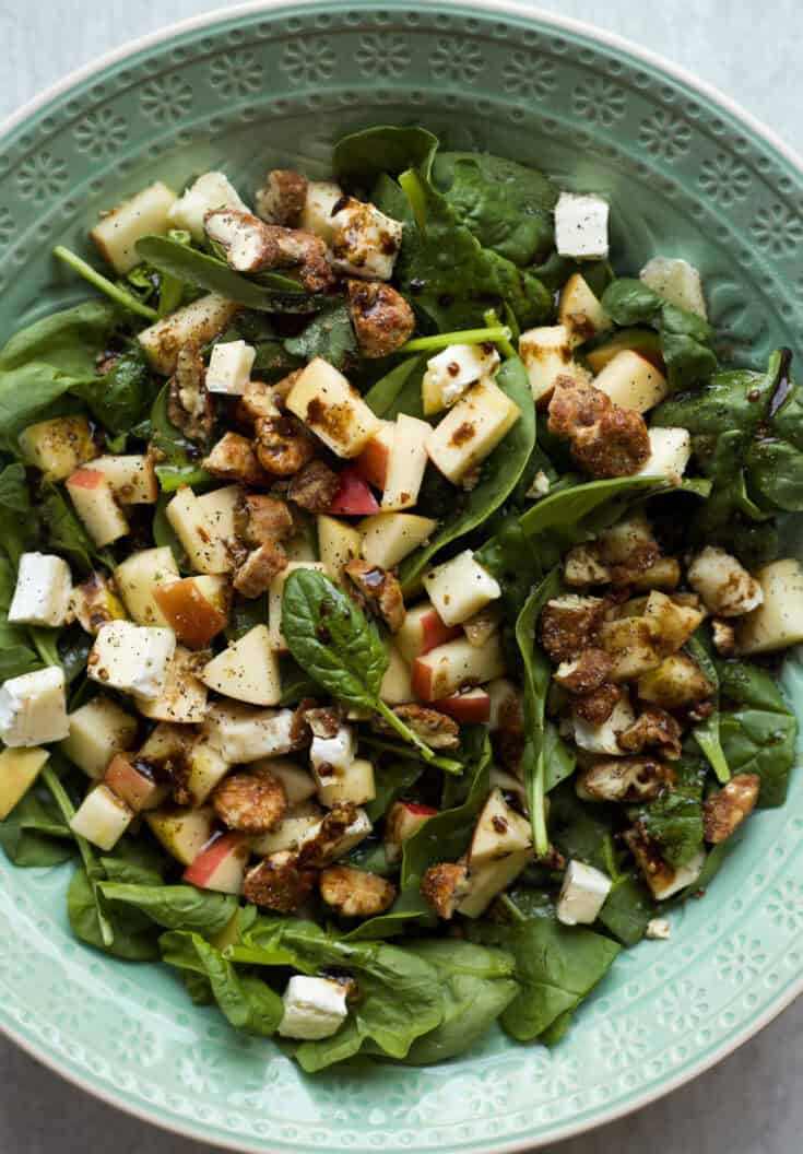 Apple Brie Pecan Salad