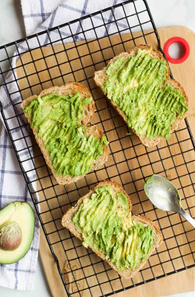 avocado spread on toast