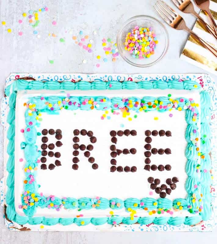 how to decorate a cake without frosting