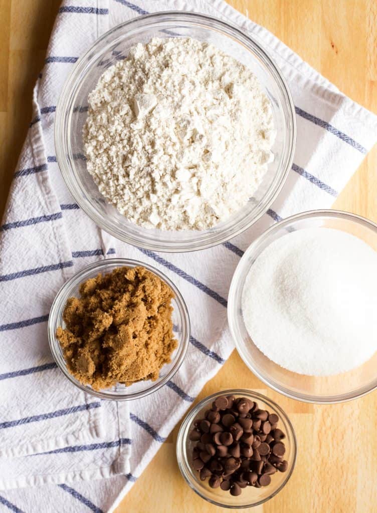 Eggless Cookie Dough Ingredients