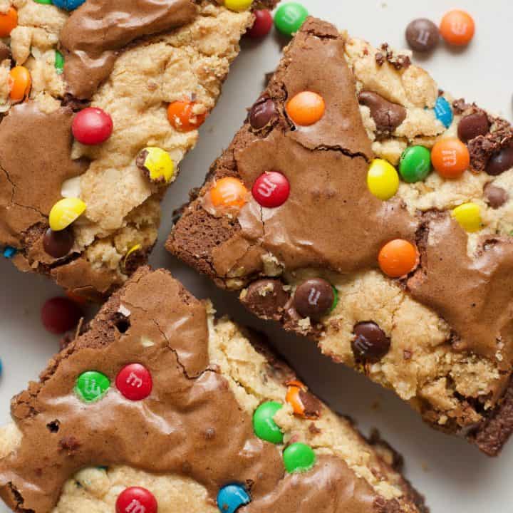 Monster Cookie Brownies - Delicious Made Easy