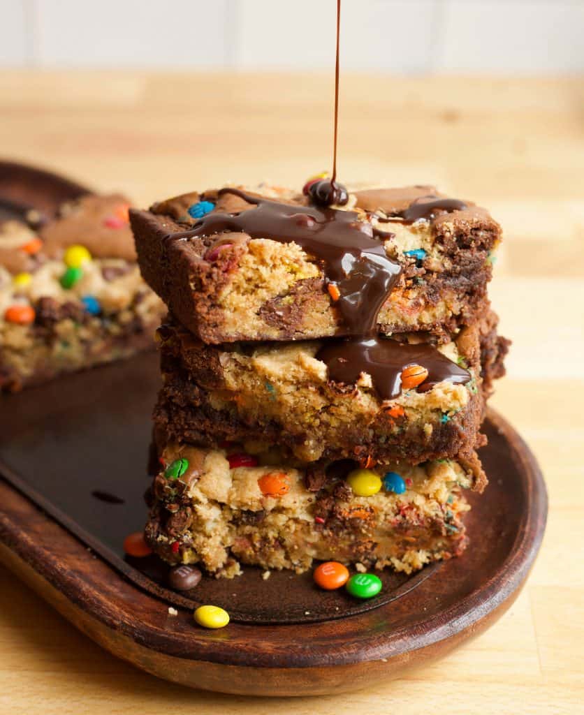 Monster Cookie Brownies