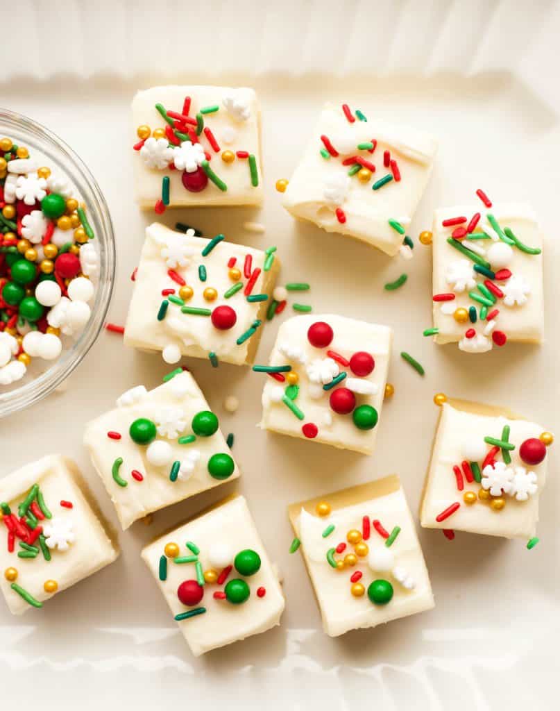 Sugar Cookie Bars with Cream Cheese Frosting