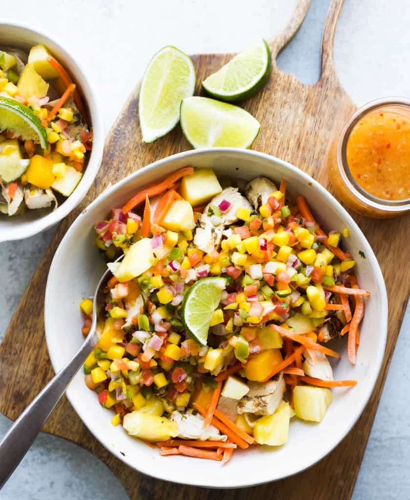 Tropical Chopped Salad with Chicken