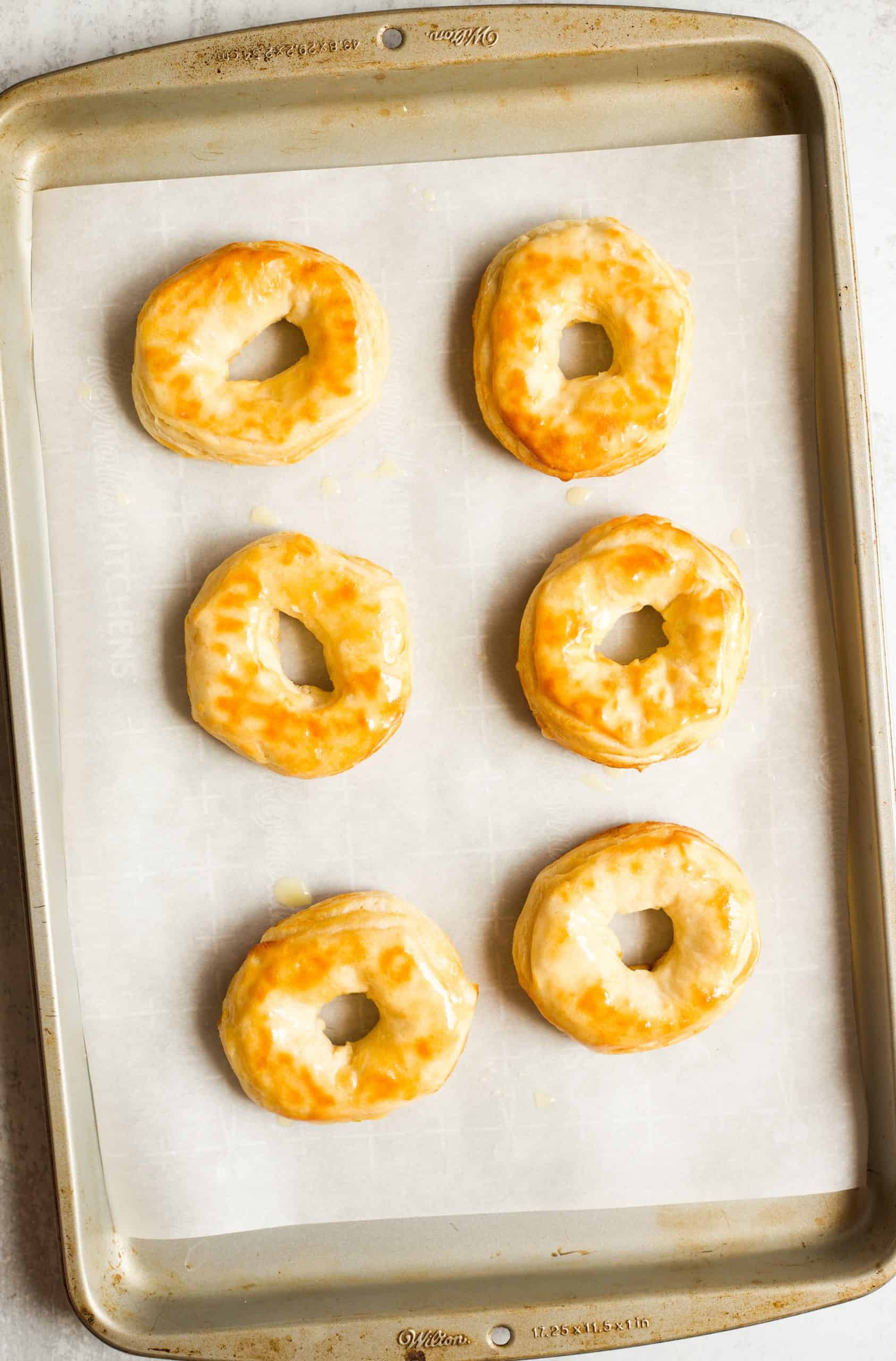 Air Fryer Biscuit Doughnuts - Just a Taste